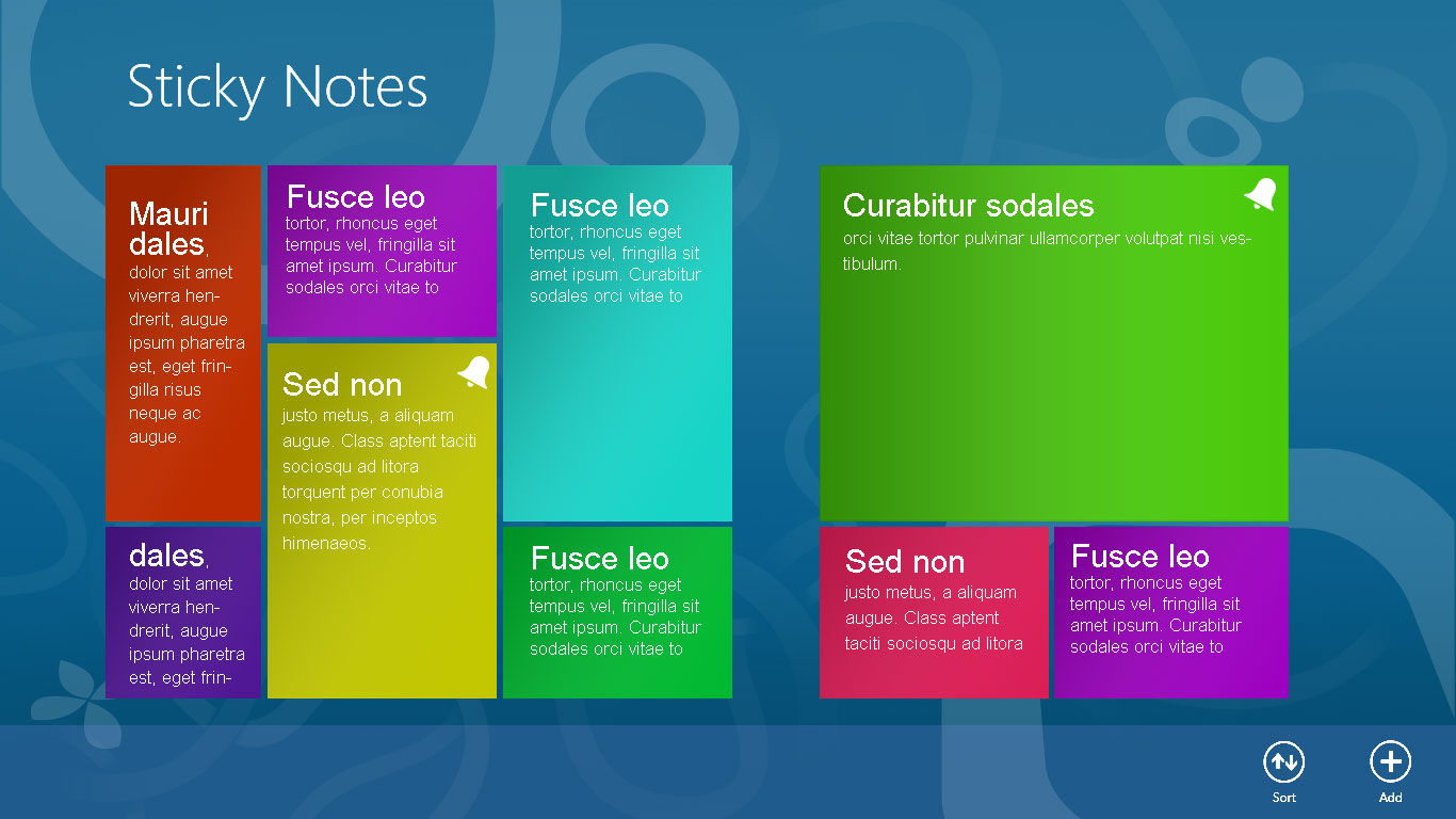 new sticky notes windows 7